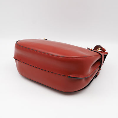Amberley Medium Satchel Brick Diagonal Stripe Leather