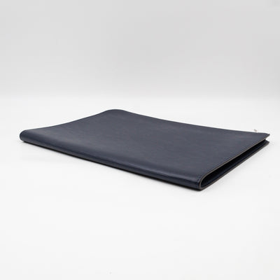 Pochette Jour GM Initials Circle Dark Blue Epi Leather