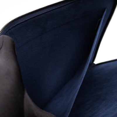 Pochette Jour GM Initials Circle Dark Blue Epi Leather