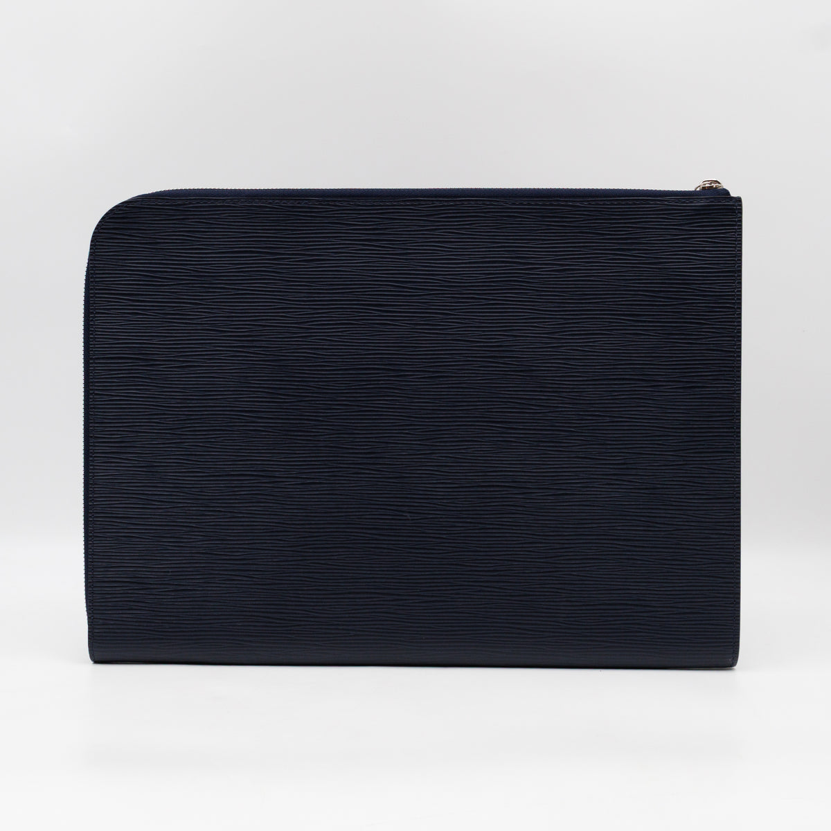 Pochette Jour GM Initials Circle Dark Blue Epi Leather