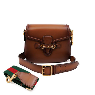 Lady Web Medium Brown Leather
