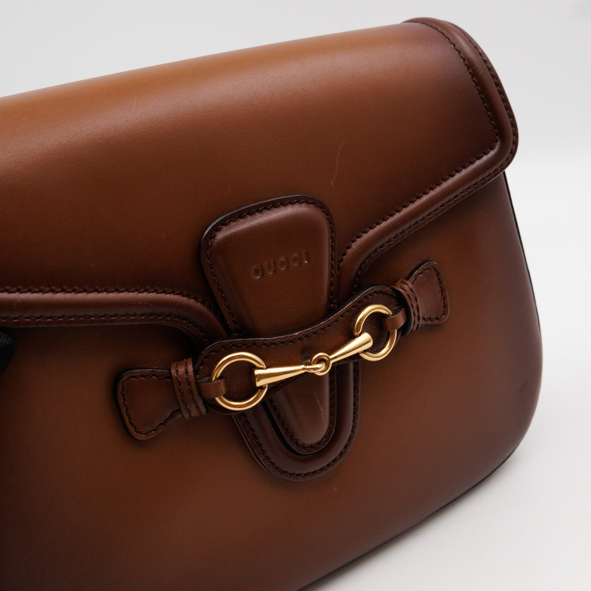 Lady Web Medium Brown Leather