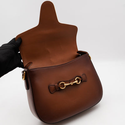 Lady Web Medium Brown Leather
