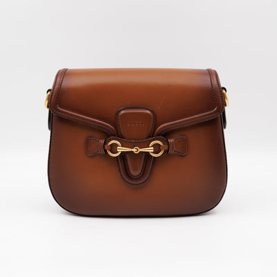 Lady Web Medium Brown Leather