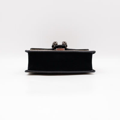 Dionysus Mini GG Supreme Black Suede