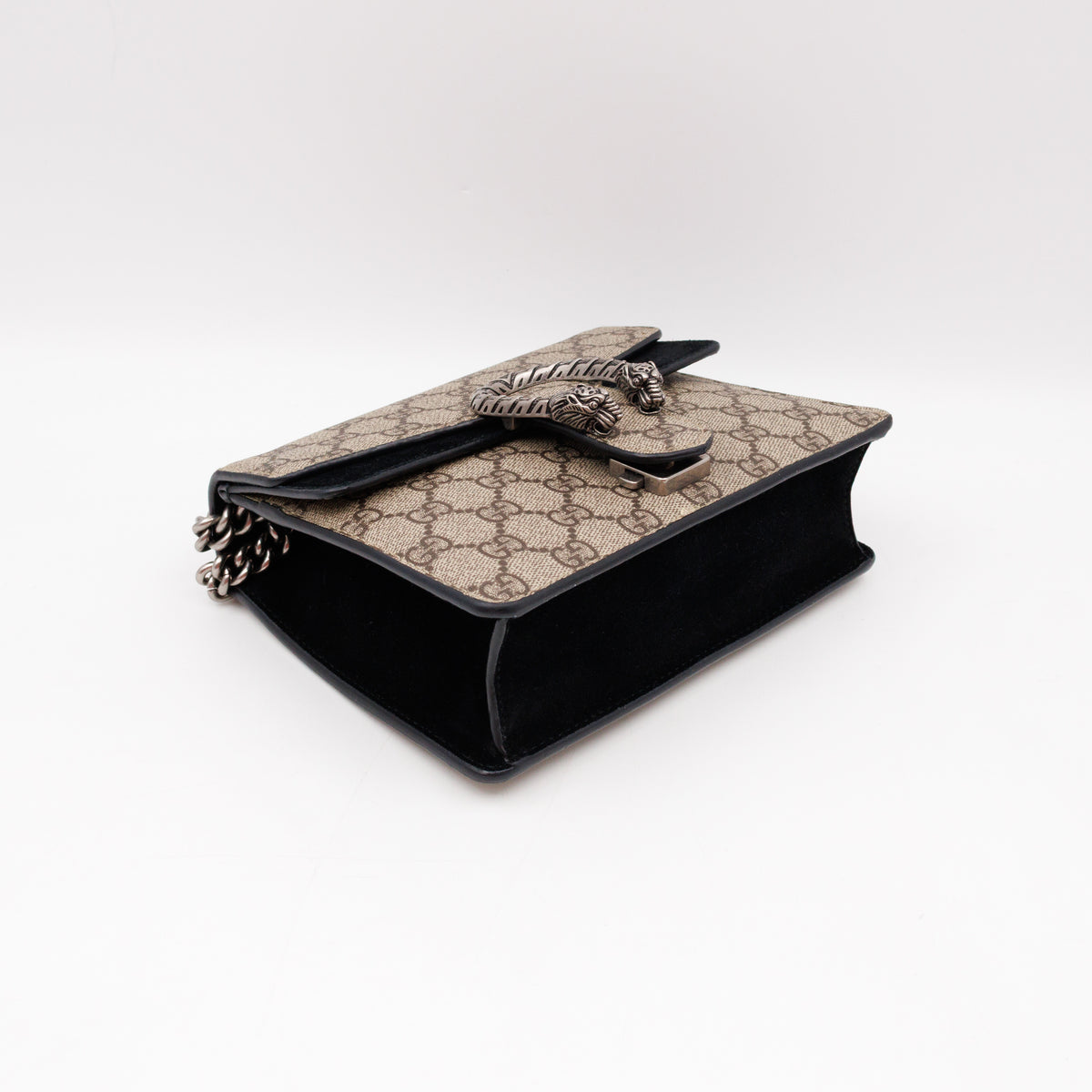 Dionysus Mini GG Supreme Black Suede