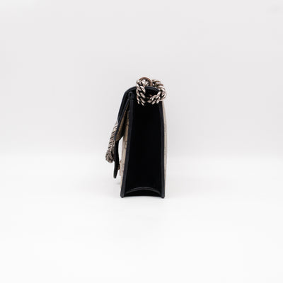Dionysus Mini GG Supreme Black Suede