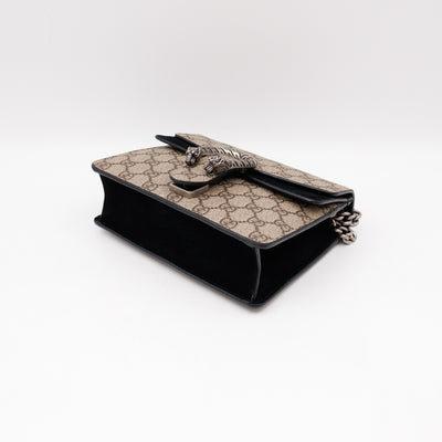 Dionysus Mini GG Supreme Black Suede