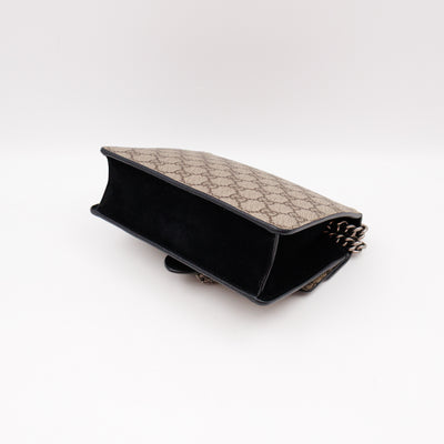 Dionysus Mini GG Supreme Black Suede