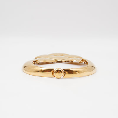 Malletage Crew Statement Collar Necklace Gold