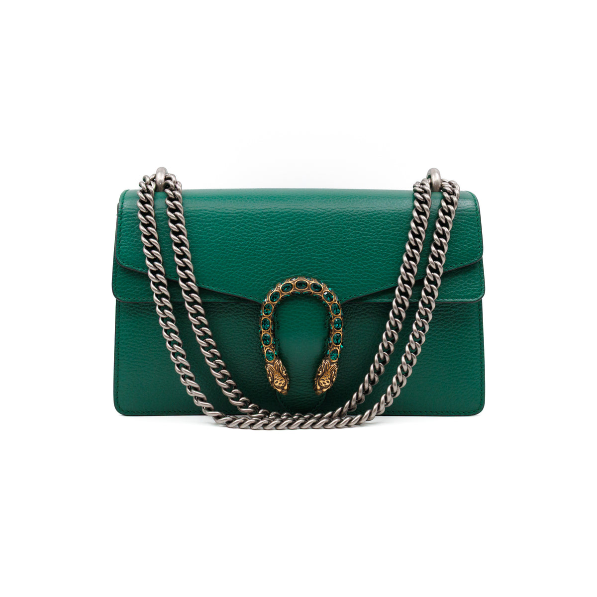 Dionysus Small Green Leather