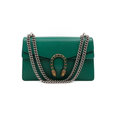 Dionysus Small Green Leather