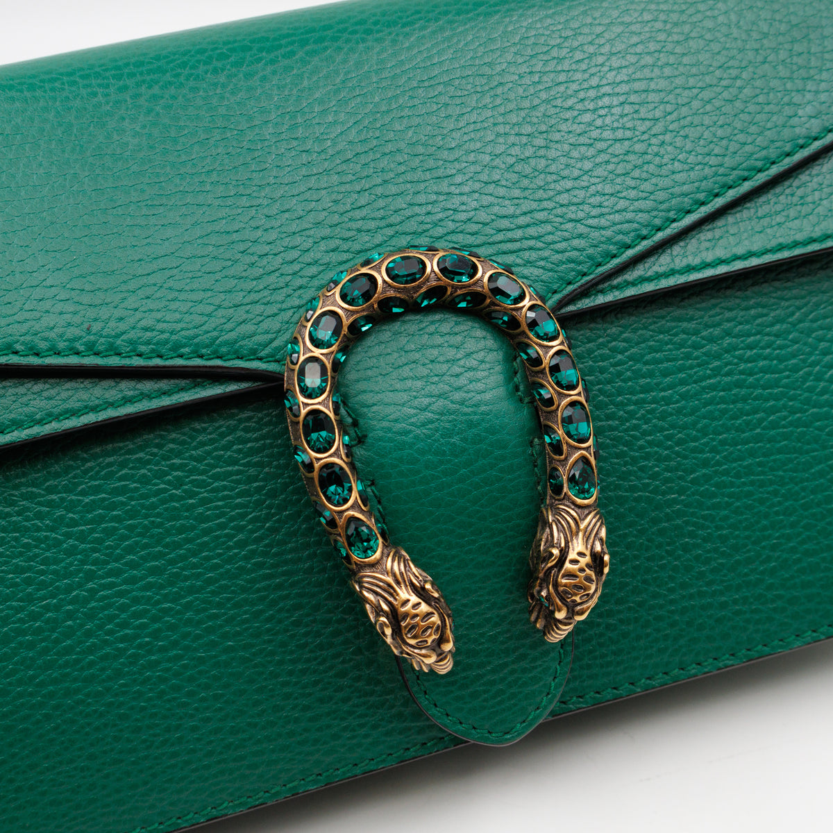Dionysus Small Green Leather