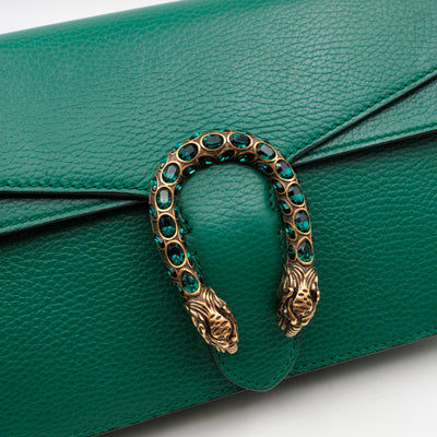 Dionysus Small Green Leather