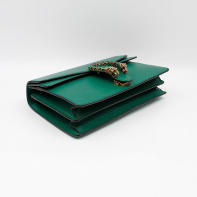 Dionysus Small Green Leather