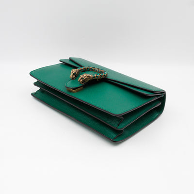 Dionysus Small Green Leather