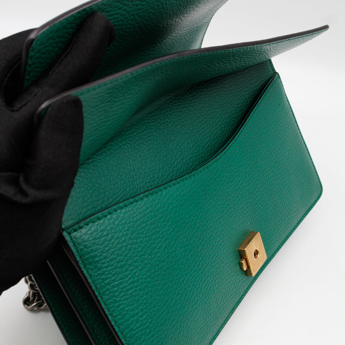 Dionysus Small Green Leather