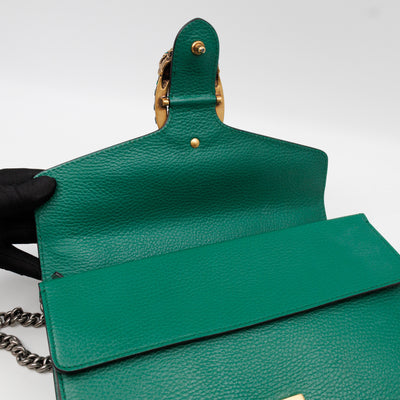 Dionysus Small Green Leather
