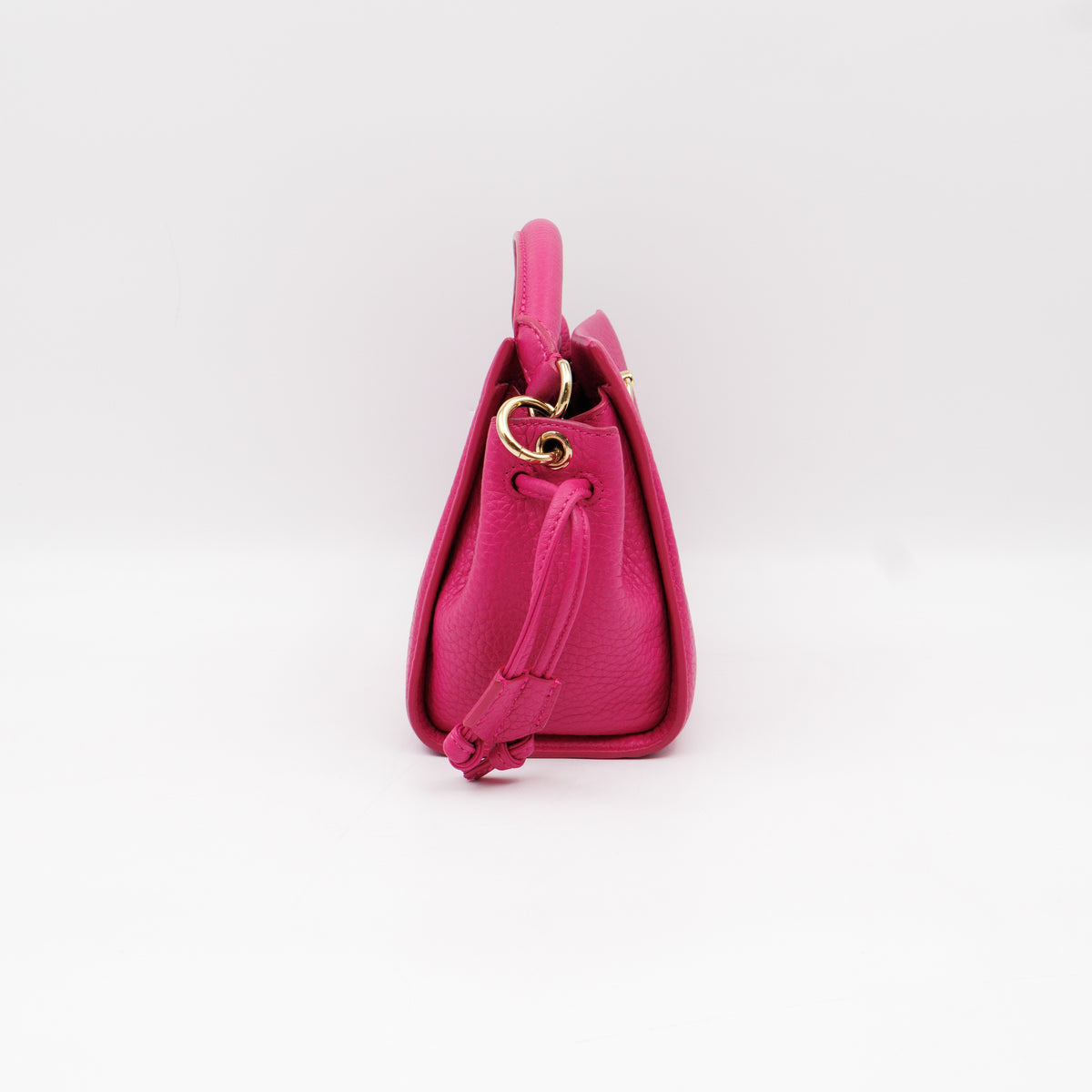 Special Edition Mini lris Neon Pink Grained Leather