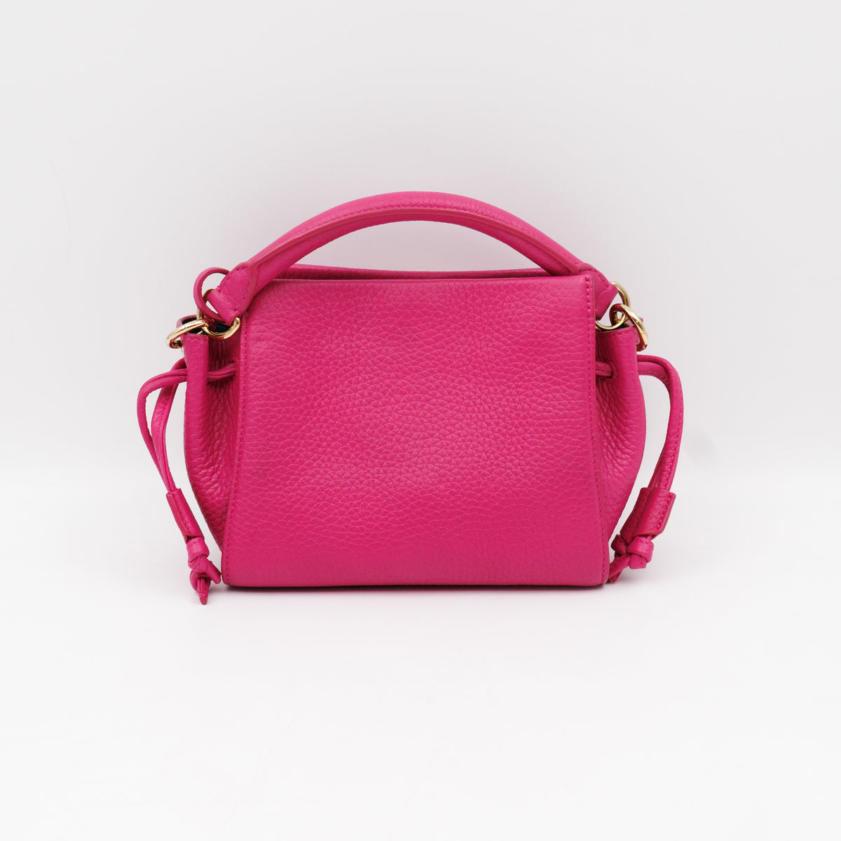 Special Edition Mini lris Neon Pink Grained Leather