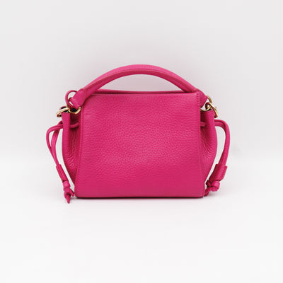Special Edition Mini lris Neon Pink Grained Leather