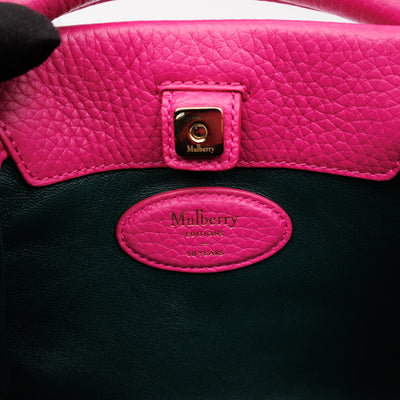 Special Edition Mini lris Neon Pink Grained Leather