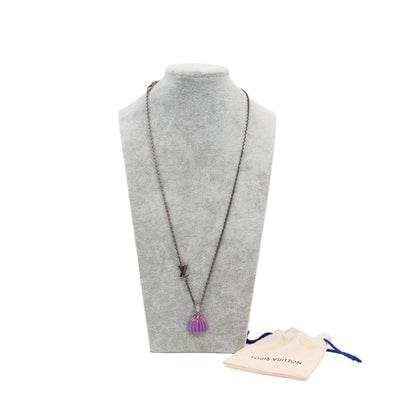 LV x YK Pumpkin Pendant Necklace