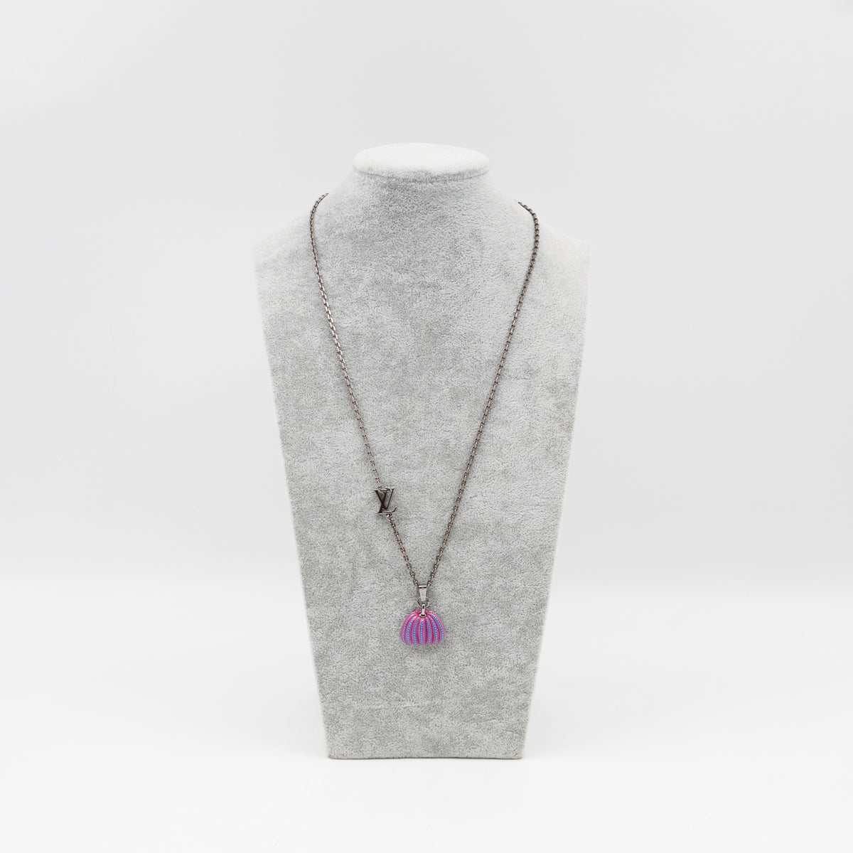 LV x YK Pumpkin Pendant Necklace