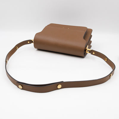 Trunk Bag Medium Brown Leather