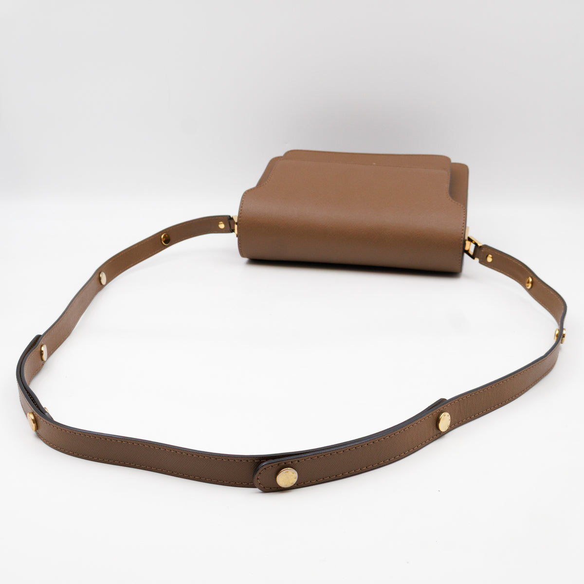 Trunk Bag Medium Brown Leather