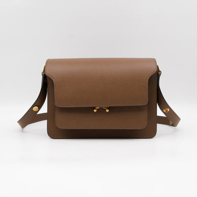 Trunk Bag Medium Brown Leather