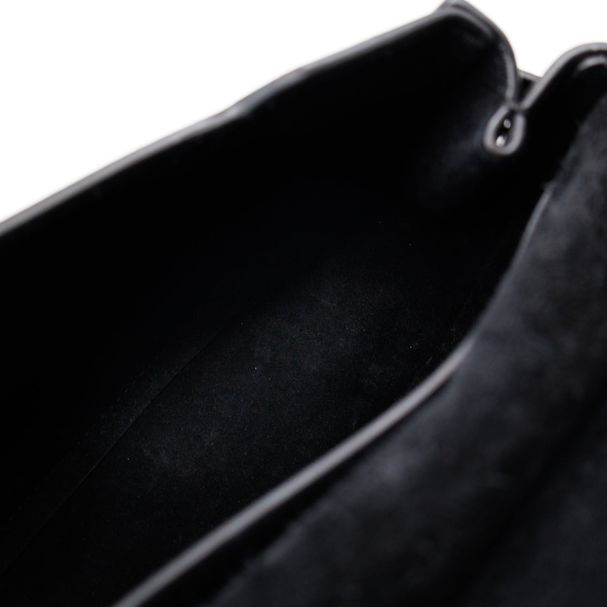 Amberley Small Pearl Satchel Black Leather