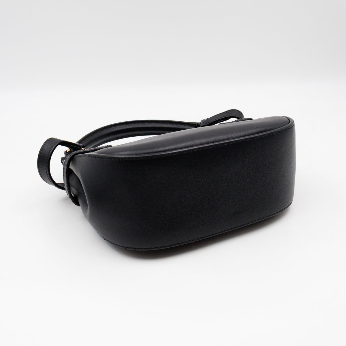 Amberley Small Pearl Satchel Black Leather