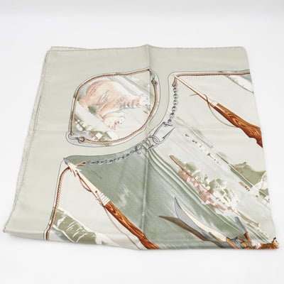 Silk Scarf 90 Grønland