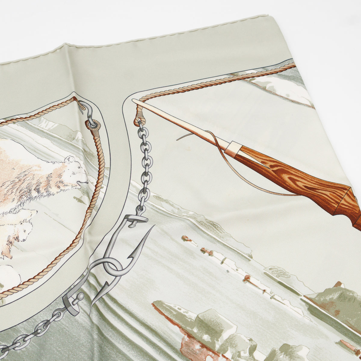 Silk Scarf 90 Grønland