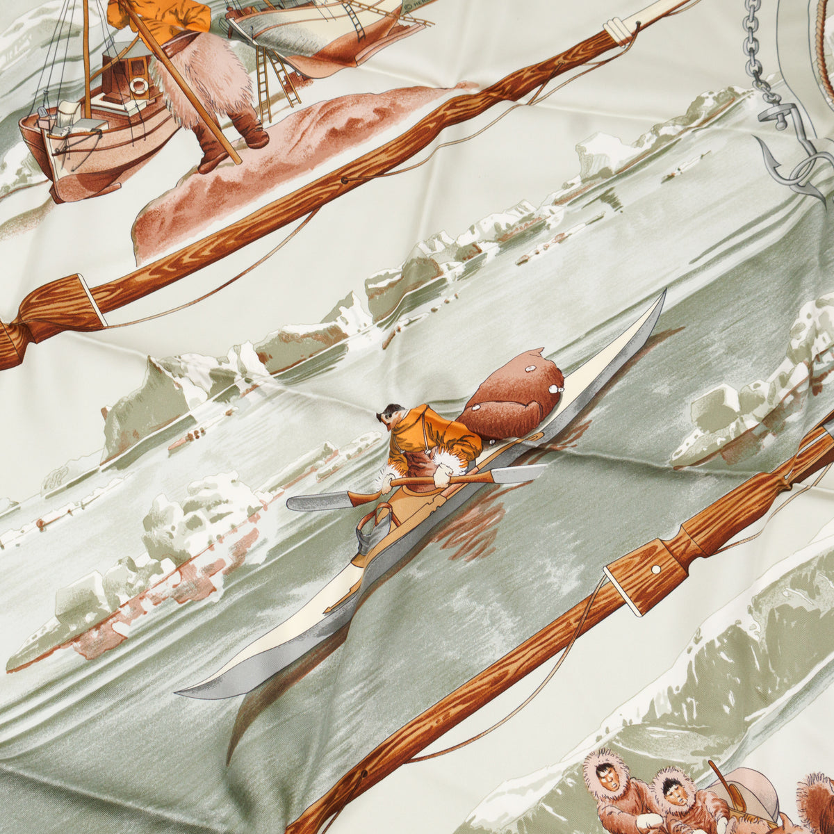 Silk Scarf 90 Grønland