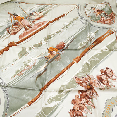 Silk Scarf 90 Grønland