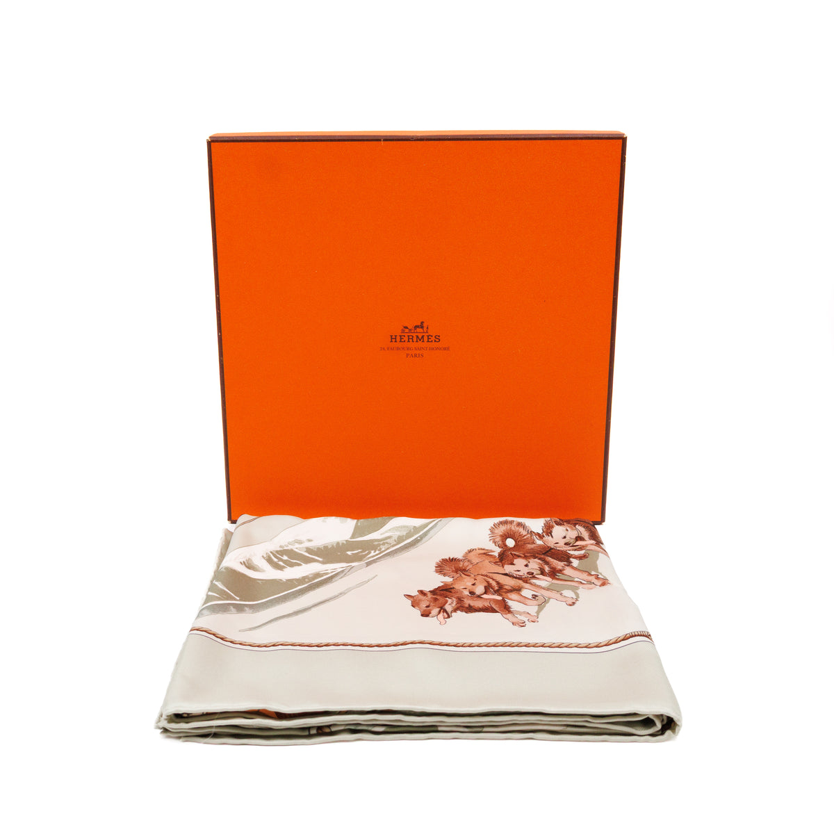 Silk Scarf 90 Grønland