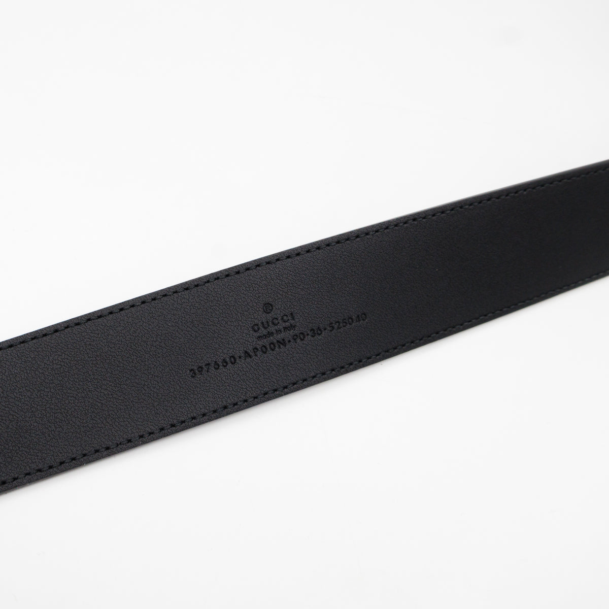 GG Marmont Wide Belt Black Leather 90/36