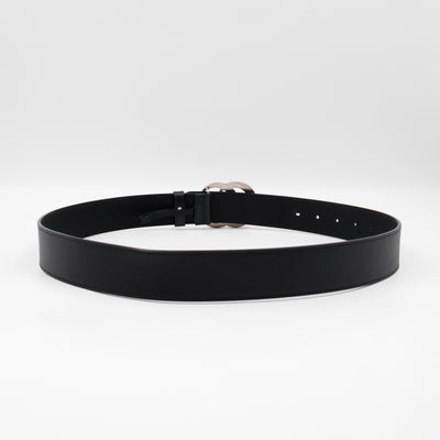 GG Marmont Wide Belt Black Leather 90/36