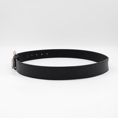 GG Marmont Wide Belt Black Leather 90/36