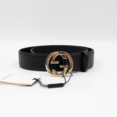 Signature Guccissima Leather Belt 75/30