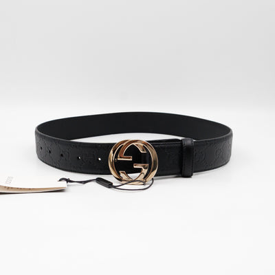 Signature Guccissima Leather Belt 75/30