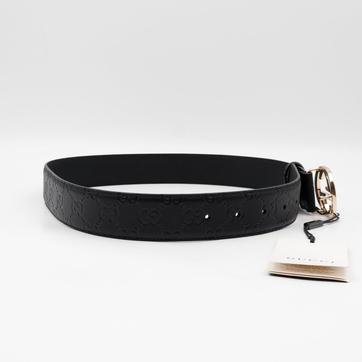 Signature Guccissima Leather Belt 75/30