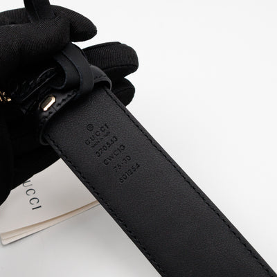 Signature Guccissima Leather Belt 75/30