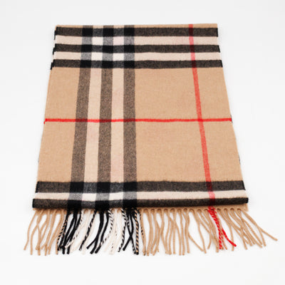 Cashmere Reversible Scarf Nova Check Heart Print