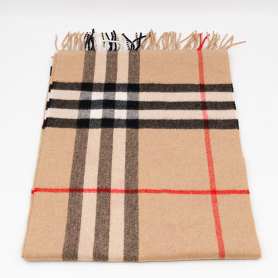 Cashmere Reversible Scarf Nova Check Heart Print
