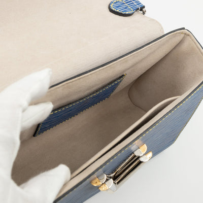 Twist MM Epi Leather Denim