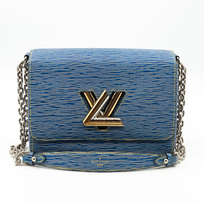 Twist MM Epi Leather Denim