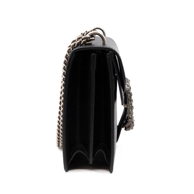 Dionysus Small Black Leather